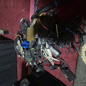 Sony Video Game Console Cables - Black and Blue